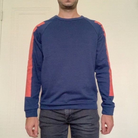 Onia Dave Raglan Crewneck Sweatshirt Men’s Size Small New - Picture 1 of 10